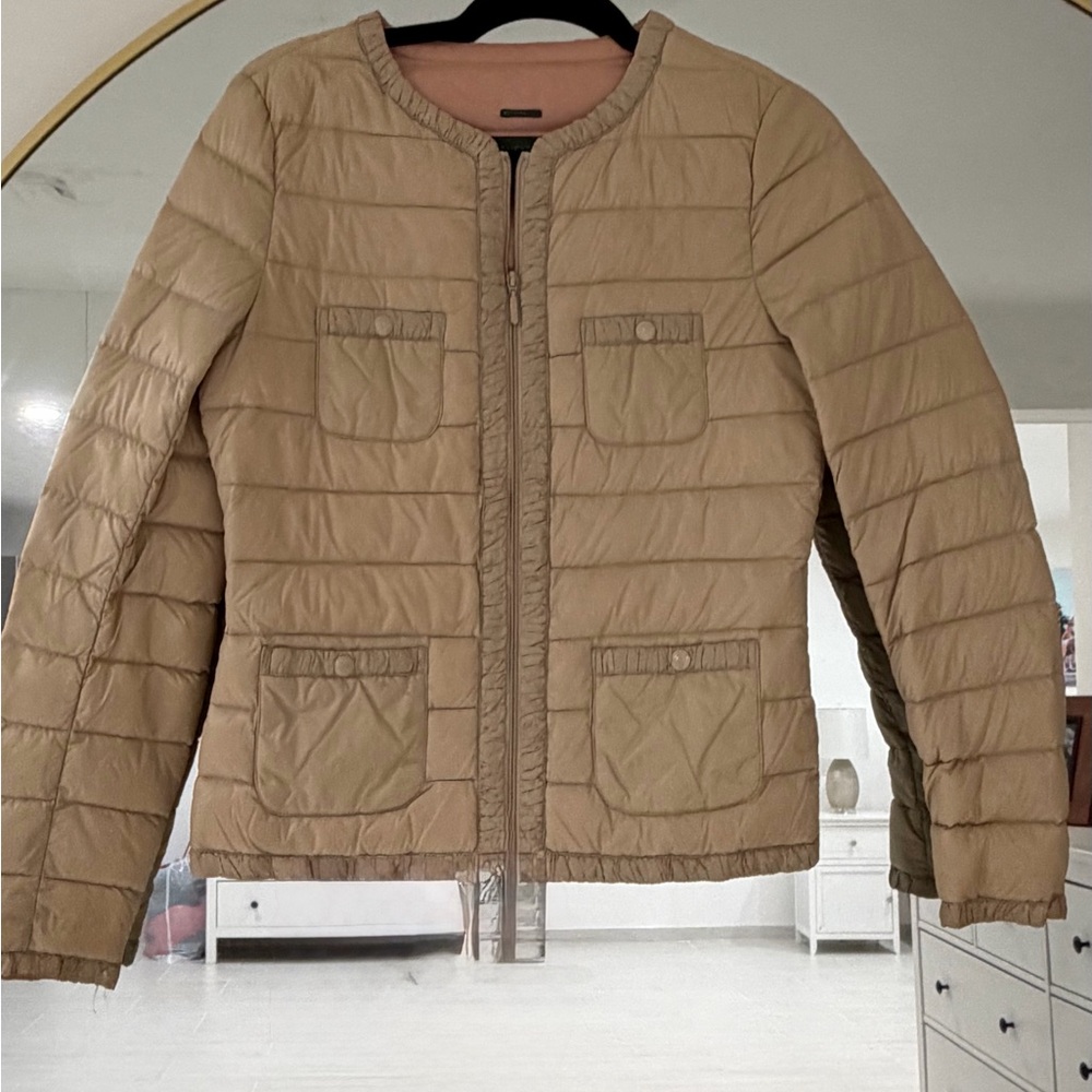 Tan Quilted Women’s  Jacket